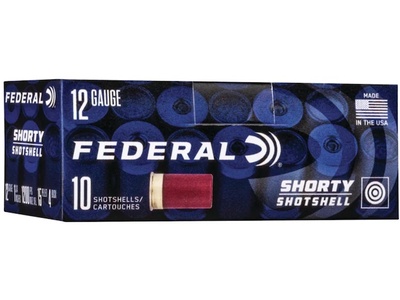 Federal Shorty Shell 12ga Minishell shotshell 12 gauge 1.75" #4 Buckshot 15 Pellets 10/box